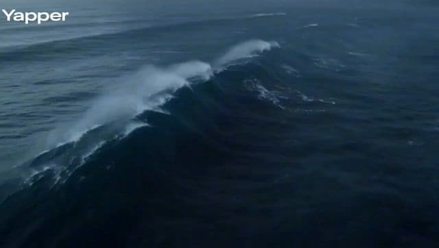 Massive Ancient Sea Dragon Emerging from the Ocean — cover
