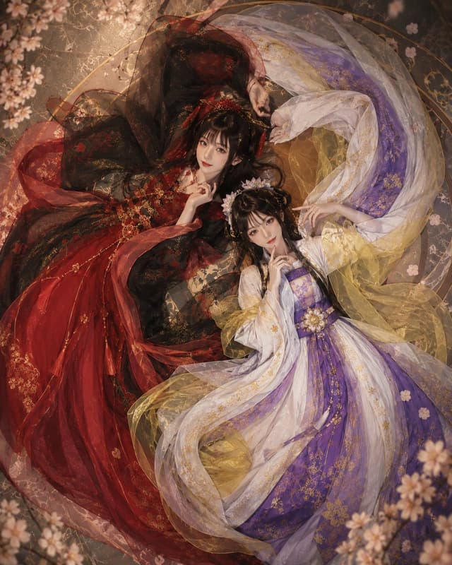 Product Marketing - Overhead Fantasy Hanfu Cosplay Duo — output