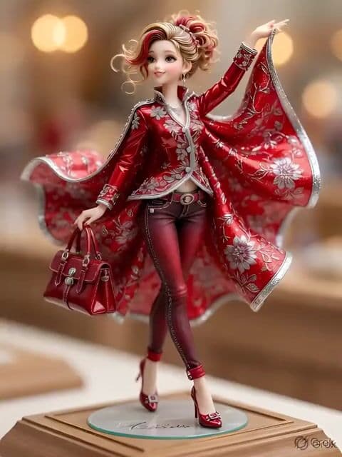 3D Anime Figurine Prompt (Text-to-Image/Video) — cover