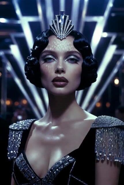 Ultra Realistic Art Deco Nightclub Queen Video Generation — cover