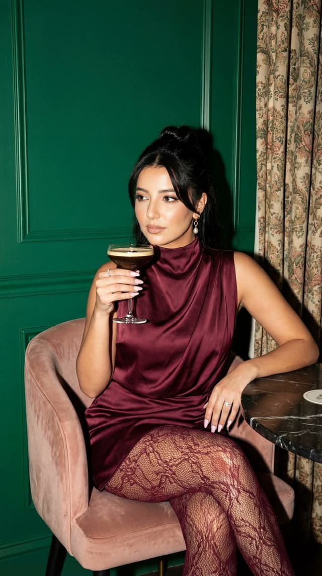 Product Marketing - Luxury Bar Editorial Portrait with Direct Flash — output