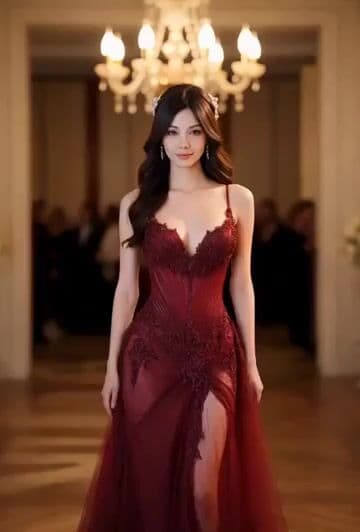 Dress Transformation to Red Glitter or Diamond — cover