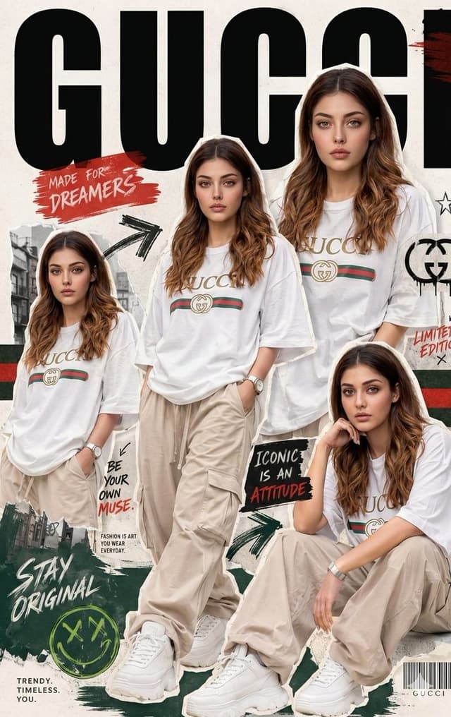 E-commerce Main Image - Urban Streetwear Fashion Collage Poster — output