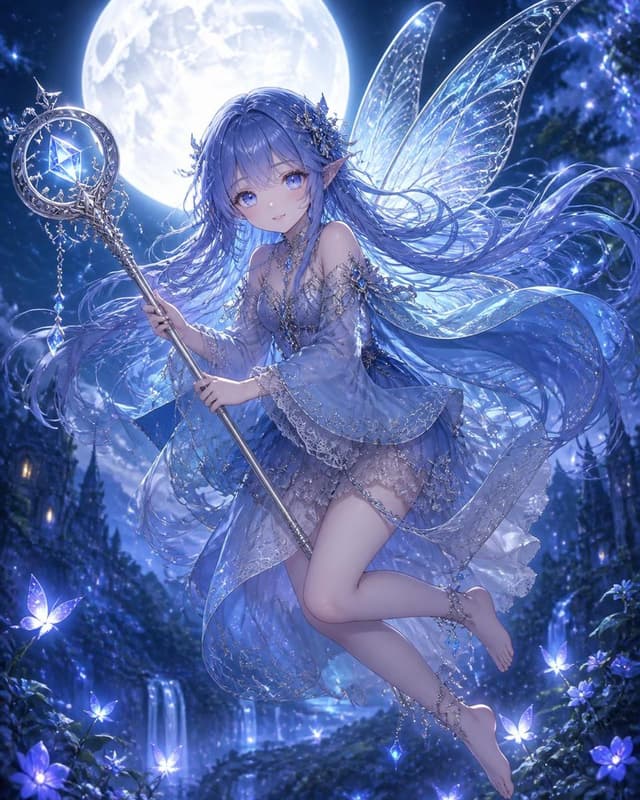Comic / Storyboard - Moonlight Blue Fairy — output