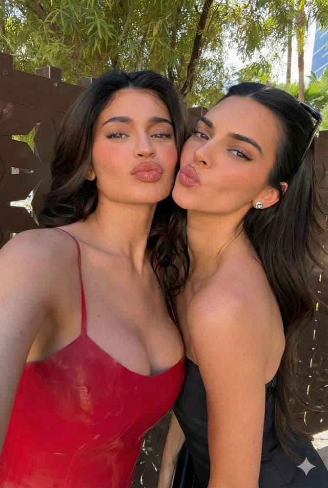 Profile / Avatar - Glamorous Influencer Selfie Portrait (Two Women) — output