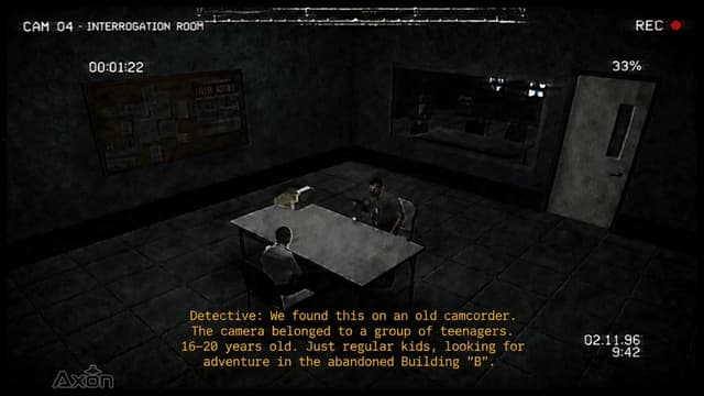 Comic / Storyboard - CCTV Interrogation Room Horror Still — output