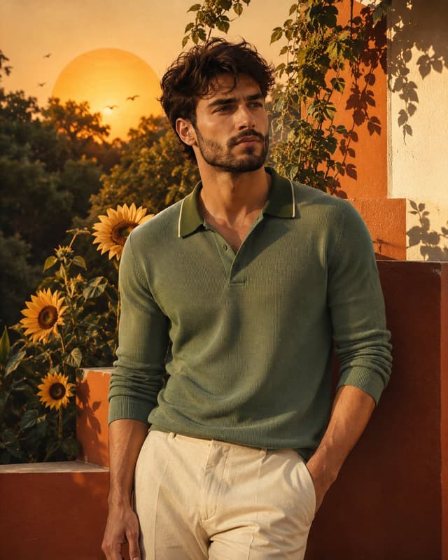 Profile / Avatar - Vintage Mediterranean Fashion Portrait — output