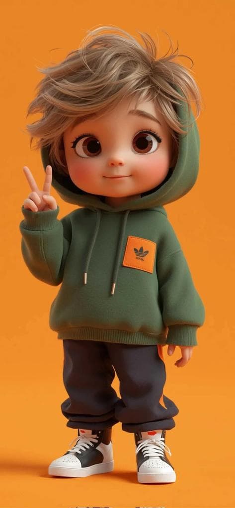 Game Asset - Pixar-Style 3D Chibi Boy Character — output
