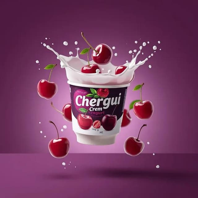 E-commerce Main Image - High-End Commercial Yogurt Product Photography — output