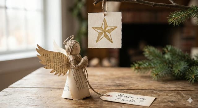 Small Angel Figure with Text Overlay — output