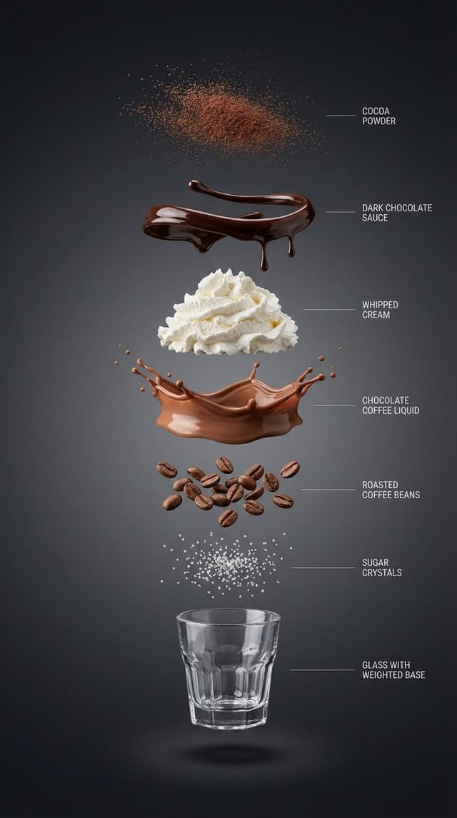 E-commerce Main Image - Exploded View Infographic Prompts for Coffee and Milkshakes — output