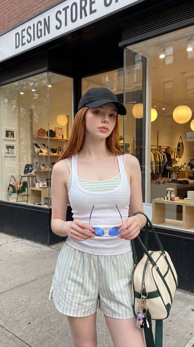 E-commerce Main Image - Urban Summer Streetwear Fashion Portrait — output