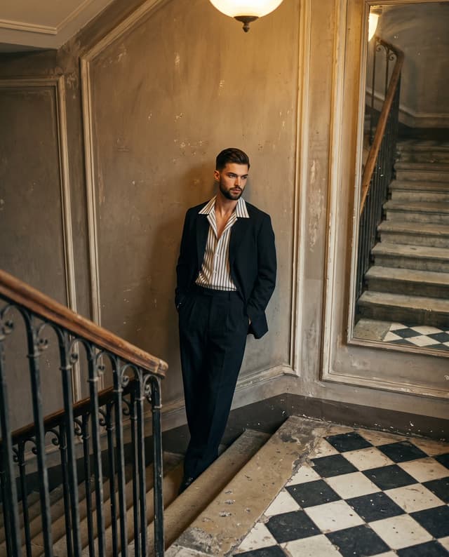 Product Marketing - Moody Cinematic Suit Portrait — output