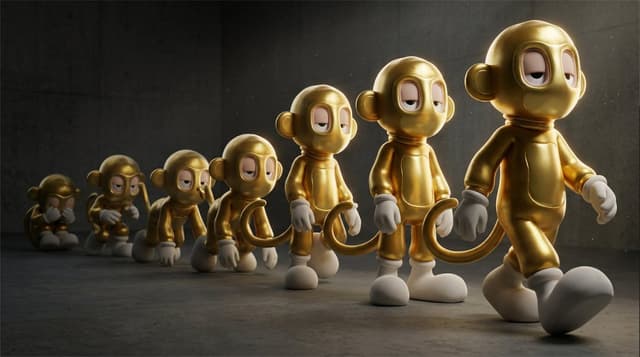 Game Asset - Cinematic 3D Toy Character Evolution Sequence — output