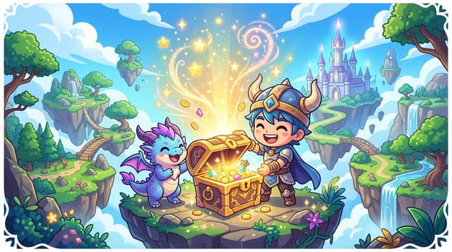 Game Asset - Chibi RPG Game Campaign Key Visual — output