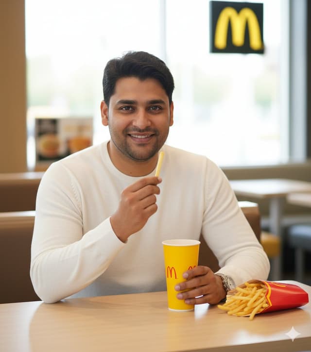 Ultra-Realistic McDonald's Lifestyle Portrait (Two Scenes) — output