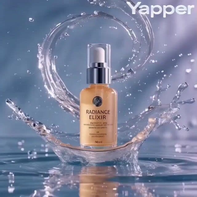 Luxury Skincare Commercial with 360-Degree Orbit — cover