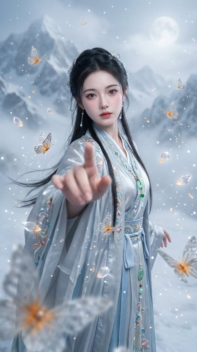 Social Media Post - Image Generation Prompt for Ethereal Chinese Xianxia Fantasy Portrait — output
