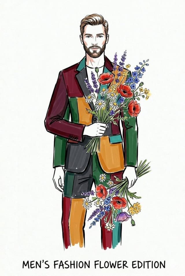 Comic / Storyboard - Watercolor Fashion Illustration Sketch — output