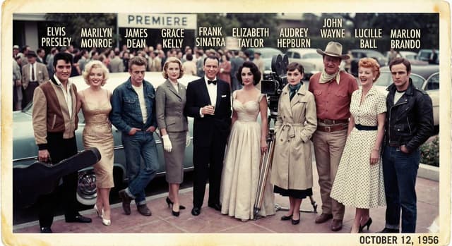 1956 Famous People Group Photo — output