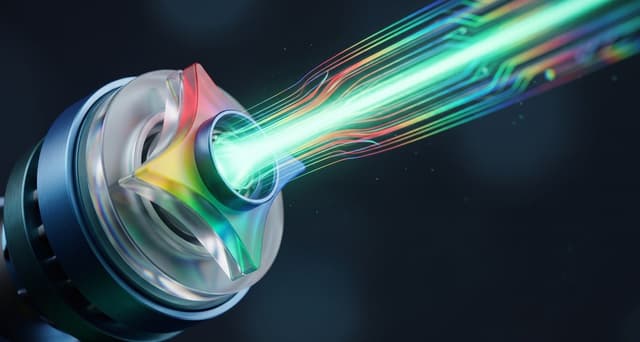 Game Asset - Futuristic Glass Turbine Engine — output