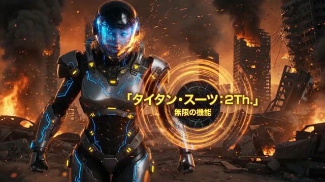 Futuristic Titan Power Armor Warrior — cover