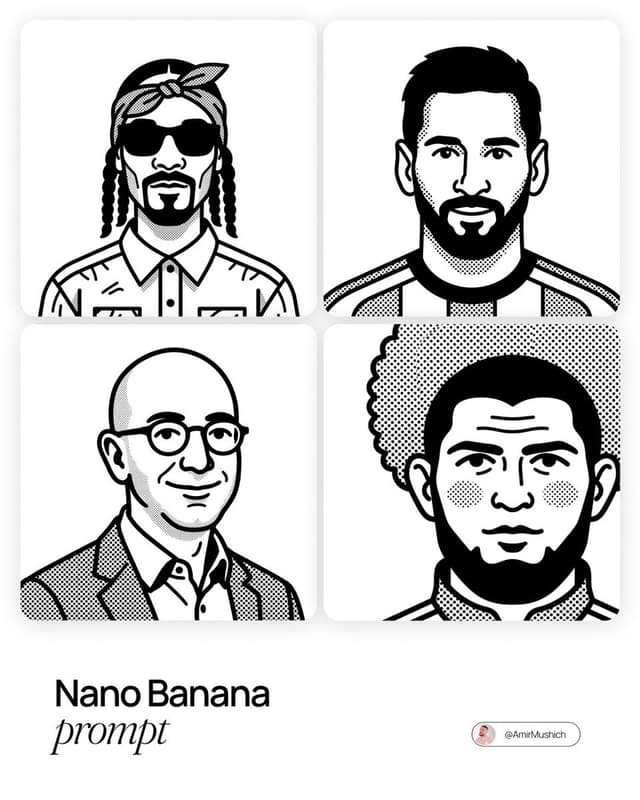 Profile / Avatar - Notion-Styled Portrait Prompt — output