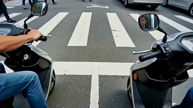 Taipei Street Scene with Sudden Event — cover