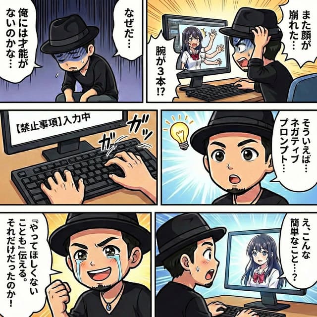 Comic / Storyboard - Negative Prompting for Manga Generation in NanoBanana Pro — output