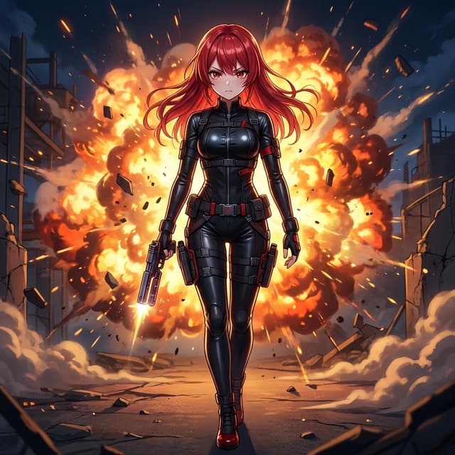 AI Action Movie Poster Prompt — output