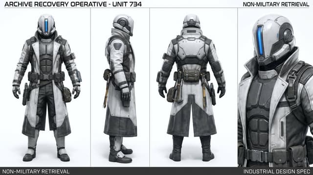 Game Asset - Archive Recovery Operative Character Sheet — output