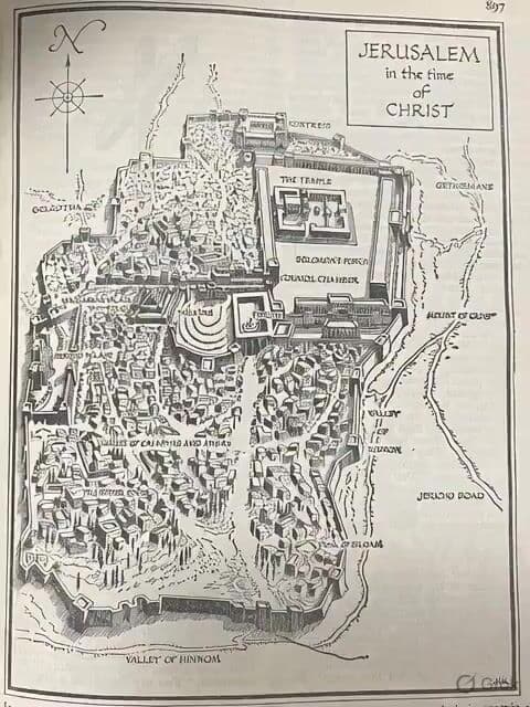 Grok Imagine Prompt: Zoom and transform map of Jerusalem — cover