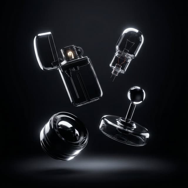 Product Marketing - Ultra-Modern Transparent Black Hyperrealism — output