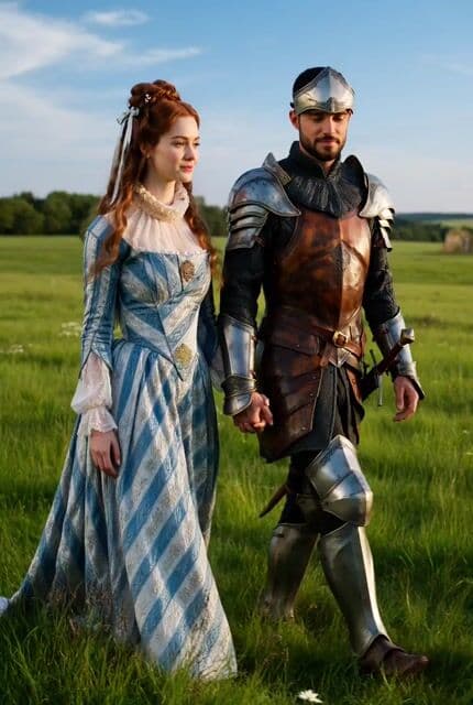 Elizabethan Woman and Knight Video Prompt — cover