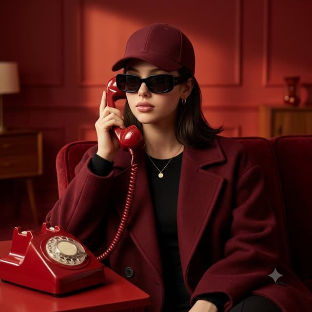 Product Marketing - Retro Red Telephone Portrait — output
