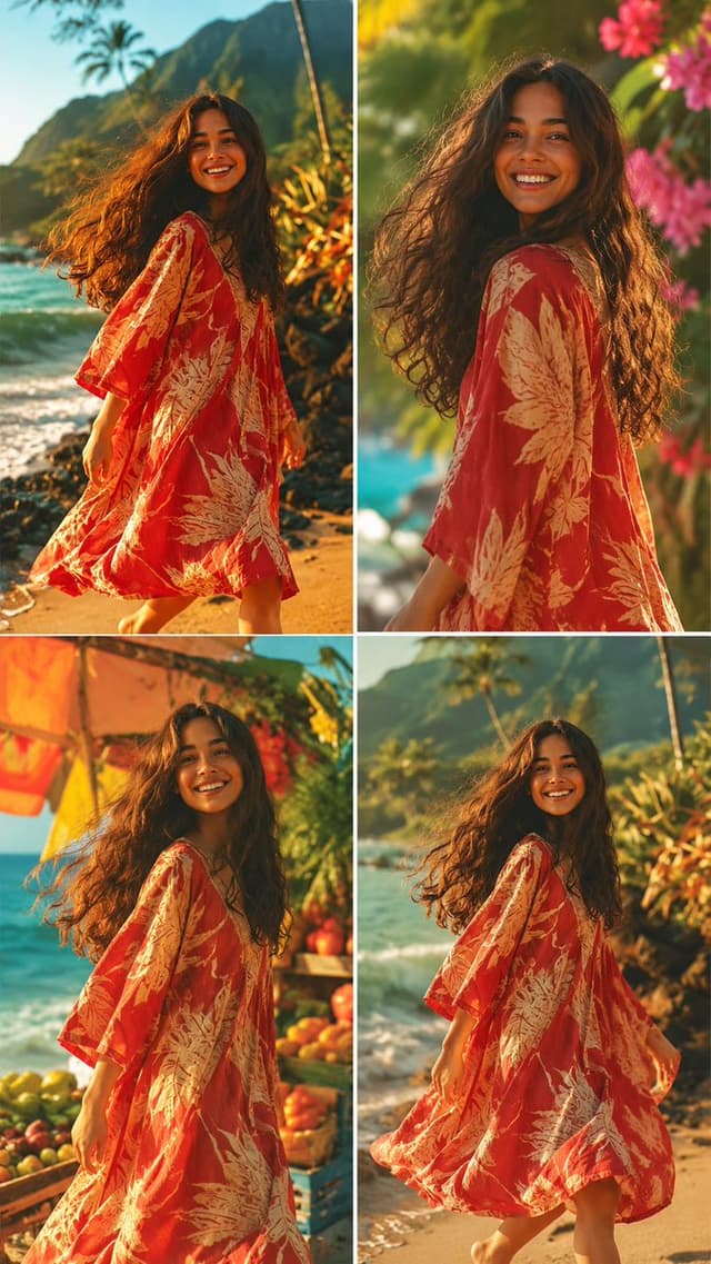Social Media Post - Tropical Vacation Editorial Photography — output