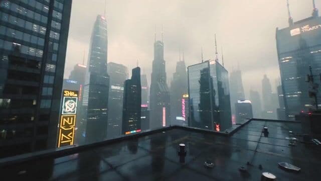 Ultra-Cinematic Sci-Fi Megacity Video Prompt — cover