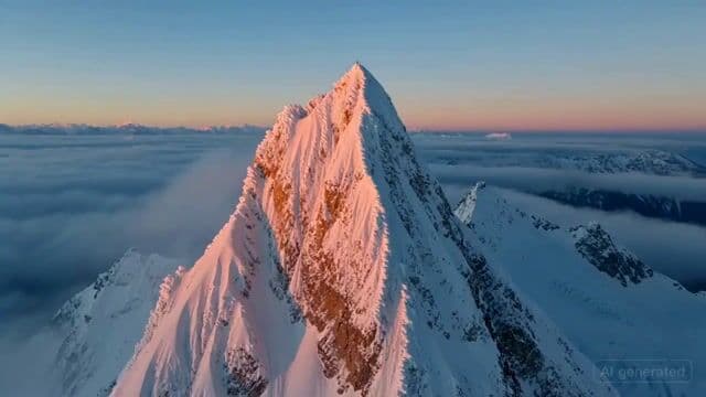 Cinematic Aerial Shot of Wingsuit Pilot in Alpine Valley — cover