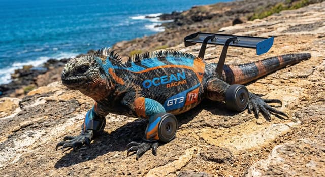 Game Asset - LMGT3-Class Car Inspired Sea Iguana — output