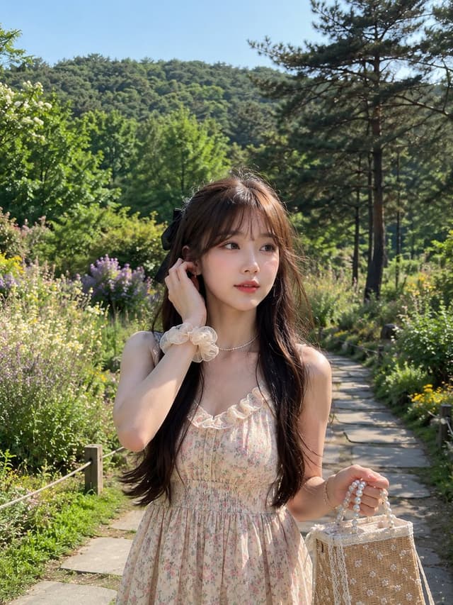Social Media Post - Dreamy Cottagecore Garden Portrait — output