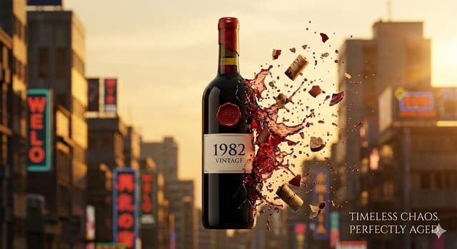 E-commerce Main Image - Advertising Visual Prompt: Wine Bottle Product Shot — output
