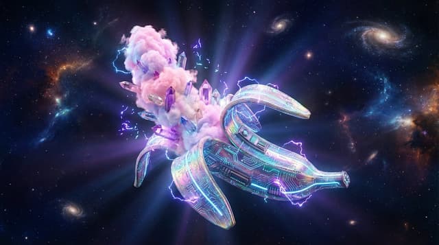 Surreal Nano-Circuitry Banana Split — output