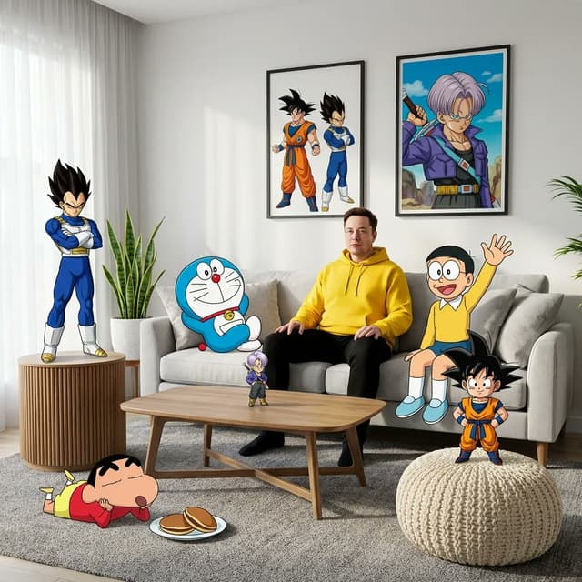 Blending Photorealism and Anime in a Living Room Scene — output