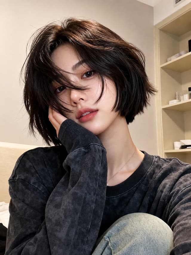 Profile / Avatar - Realistic Korean Lifestyle Selfie Portrait — output