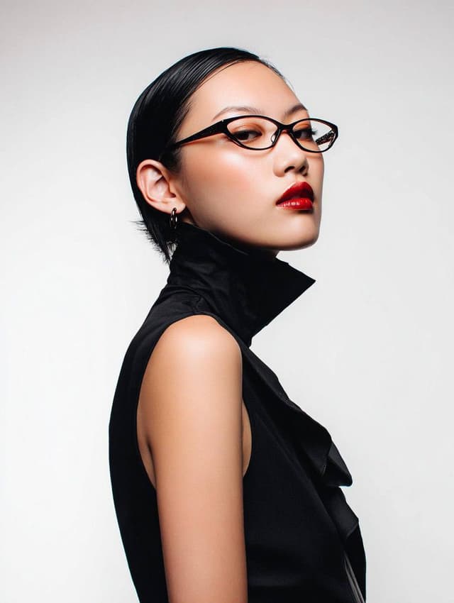 Product Marketing - Avant-Garde Asian Fashion Model — output