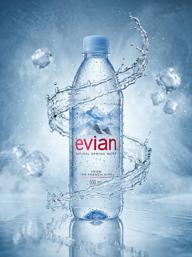 E-commerce Main Image - Luxury Water Bottle Product Photography — output