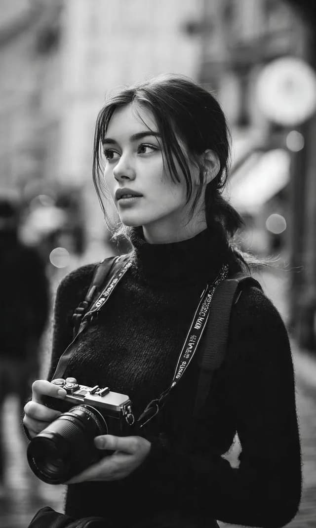 Monochrome Street Photographer Portrait — output