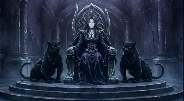 Conan the Barbarian Style Queen with Panthers Video Prompt — cover