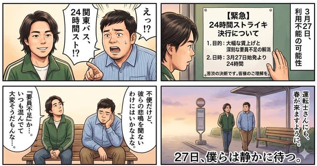 Comic / Storyboard - Four-Panel Manga Generation: The Day Our Bus Stops — output