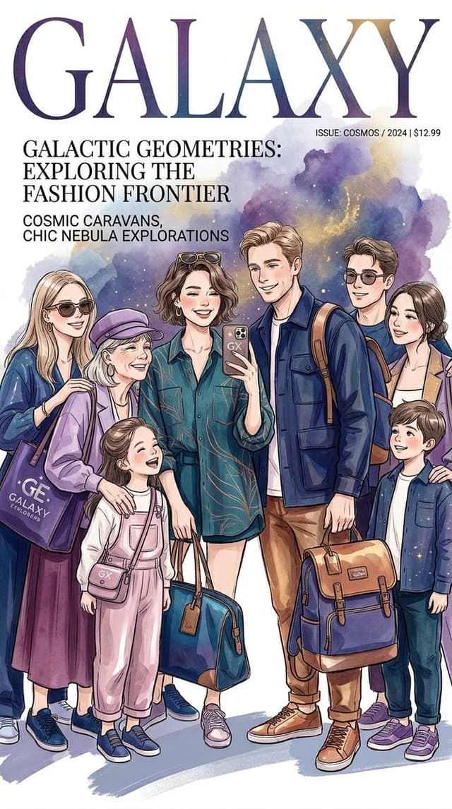 Comic / Storyboard - Cosmic Fashion Magazine and Library — output